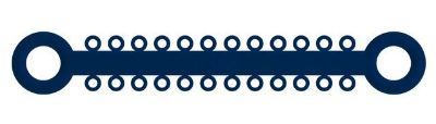 Picture of Ligature O - Ties Midnight Blue - PK/1008