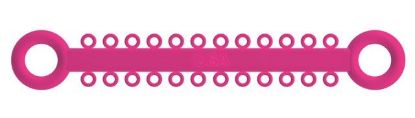 Picture of Ligature O - Ties Neon Pink - PK/1008