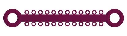 Picture of Ligature O - Ties Magenta - PK/1008