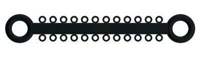 Picture of Ligature O - Ties Black - PK/1008