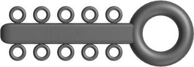 Picture of Mini Ligature O - Ties Gray - PK/1000