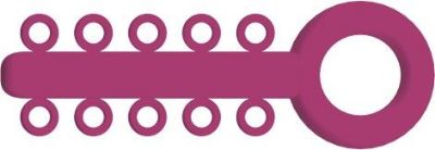 Picture of Mini Ligature O - Ties Fuchsia - PK/1000