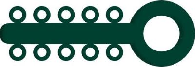 Picture of Mini Ligature O - Ties Emerald - PK/1000